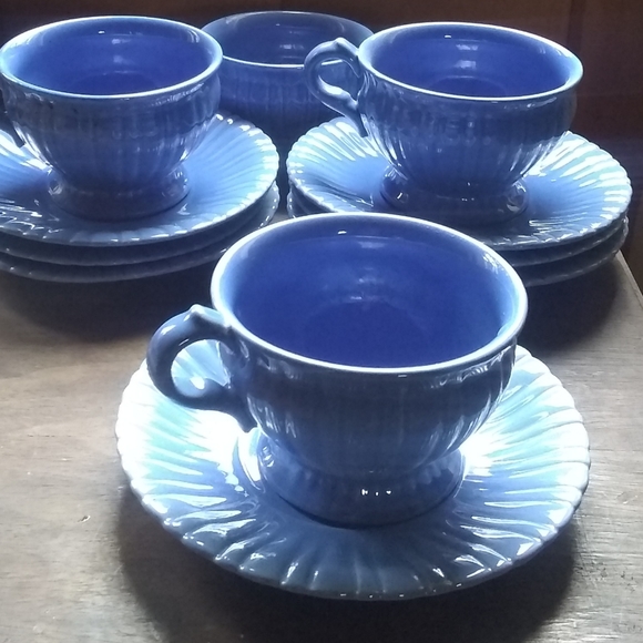 Stangl Teacups and Saucers set of 6 - Picture 2 of 3